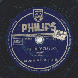Grosses Blasorchester - Hoch Heidecksburg / In treue fest