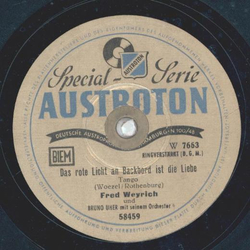 Fred Weyrich - Das rote Licht an Backbord ist die Liebe /...