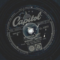 Margaret Whiting and Jimmy Wakely - Ill never slip around again / My foolish heart