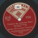 Adalbert Lutter mit seinem Tanzorchester - Frohsinn am...