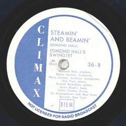 Edmond Halls Swingtet - Big City Blues / Steamin and beamin 