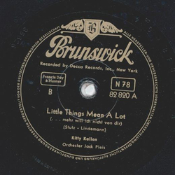 Kitty Kallen / Four Aces - Little Things Mean A Lot /...