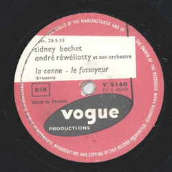 Sidney Bechet - La Canne / Brave Margot