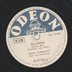 Kurt Widmann und sein Orchester - Ali Baba / Auf der grnen Wiese