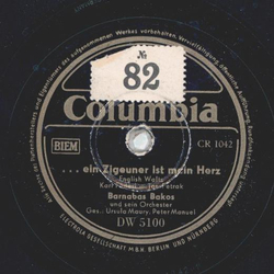 Barnabas Bakos - Zigeunertango /... ein Zigeuner ist mein...