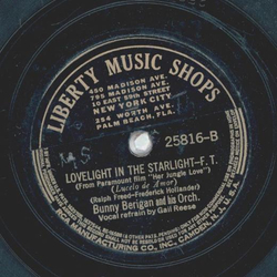 Bunny Berigan -An old straw hat / Lovelight in the Starlight