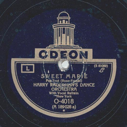Harry Radermans Dance Orchestra with Vocal Refrain -...