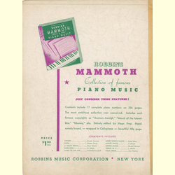 Notenheft / music sheet - Theres A Lull In My Life