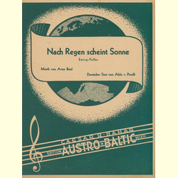 Notenheft / music sheet - Nach Regen scheint Sonne