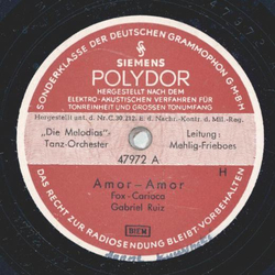 Die Melodias - Amor Amor / If you ever go to Ireland