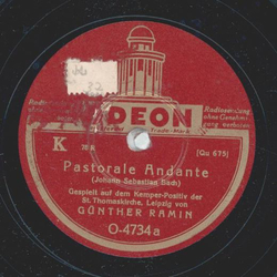 Gnther Ramin - Pastorale Andante / Pastorale Allegro