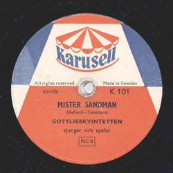 Gottliebkvintetten - Mitt Paris / Mister Sandman