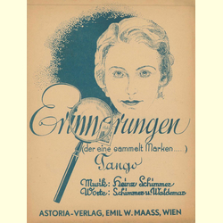 Notenheft / music sheet - Erinnerungen