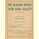 Notenheft / music sheet - Die blauen Berge Gina Valley