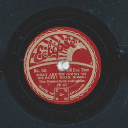 The Connecticut Collegians - What are we going to do...