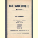 Notenheft / music sheet - Melancholie