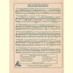 Notenheft / music sheet - Ich hab die schnen Maderln net gefunden