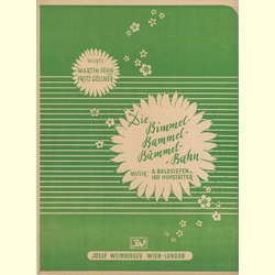 Notenheft / music sheet - Die Bimmel-Bammel-Bummelbahn