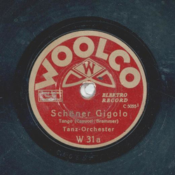 Tanz-Orchester - Schner Gigolo / Lachender Jim