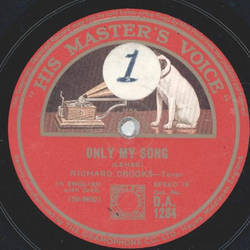 Richard Crooks - Only my Song / Tell me tonight