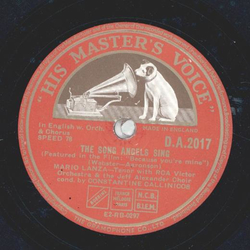 Mario Lanza - The Song Angels Sing / Because Youre Mine
