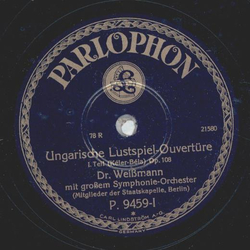 Dr. Weimann - Ungarische Lustspiel-Ouvertre Teil I und...