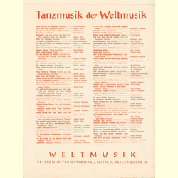 Notenheft / music sheet - A Busserl is ka S�nd