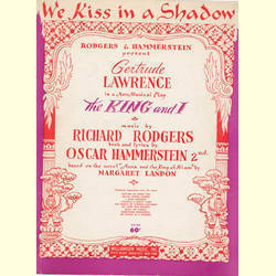 Notenheft / music sheet - We Kiss In A Shadow