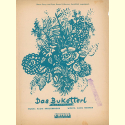 Notenheft / music sheet - Das Buketterl