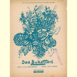 Notenheft / music sheet - Das Buketterl