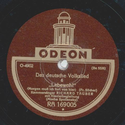 Richard Tauber - Das deutsche Volkslied  (6 Platten) 