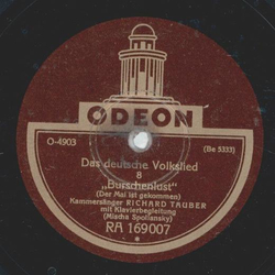 Richard Tauber - Das deutsche Volkslied  (6 Platten) 