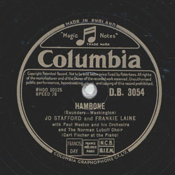 Doris Day und Frankie Laine / Jo Stafford und Frankie Laine - How Lovely cooks the meat / Hambone
