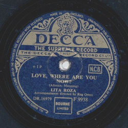 Lita Roza - Love, where are you now? / High Noon