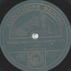 Herbert Payne - Chinky Lee / Old pal, why dont you answer me