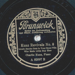Charlie Kunz - Kunz Revivals No. 8