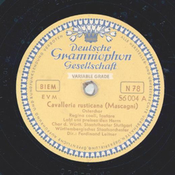 Ferdinand Leitner - Cavalleria Rusticana Teil I und II