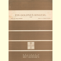 Notenheft / music sheet - Ein goldnes Ringerl
