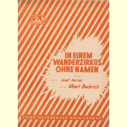Notenheft / music sheet - In einem Wanderzirkus ohne Namen
