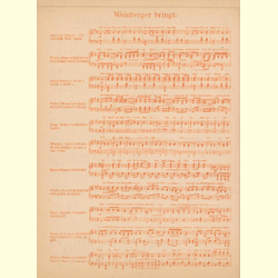 Notenheft / music sheet - In einem Wanderzirkus ohne Namen