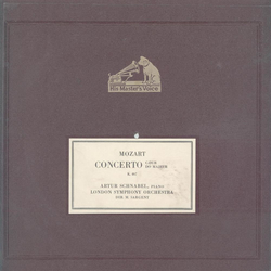 Artur Schnabel - Mozart Concerto C-Dur: K. 467 (4 Platten)