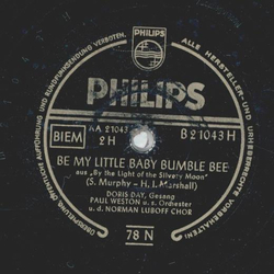 Doris Day - Just One Girl / Be My Little Baby Bumblebee