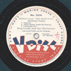 Bing Crosby and the Charioteers / Hoagy Carmichael - a) Tangerine b) Arthur Murray taught me dancing c) I remember you / a) Old spinning wheel b) Huggin and Chalkin