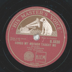 Paul Robeson - Trees / Songs my Mother taught me