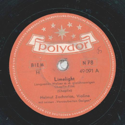 Helmut Zacharias - Limelight / Eisprinzessin
