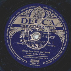 Fritz und Jacky - Zither-Rhythmen Nr. 1 und 2