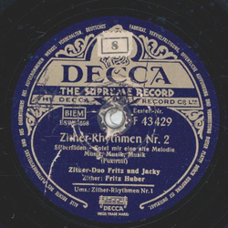 Fritz und Jacky - Zither-Rhythmen Nr. 1 und 2