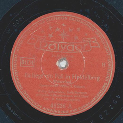 Willy Schneider - Es liegt ein Fa in Heidelberg / O Mosella