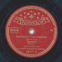 Alfred Hause - Spanischer Zigeunertanz / Toselli-Serenade