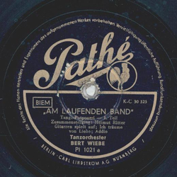 Bert Wiebe - Am laufenden Band, Tango-Potpourri